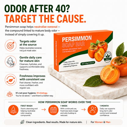 Deodorizing Soap with Persimmon