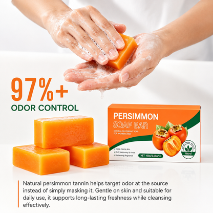 Deodorizing Soap with Persimmon